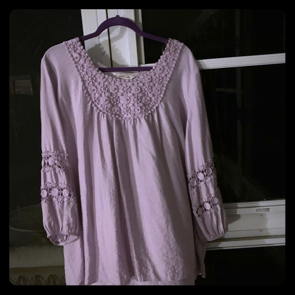 NWT BOHEMIAN BOHO PURPLE SHIRT SIZE XXL
